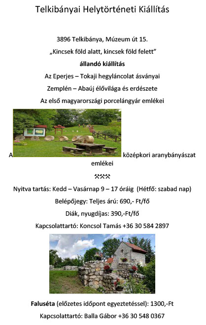 Telkibányai Helytörténeti Kiállítás