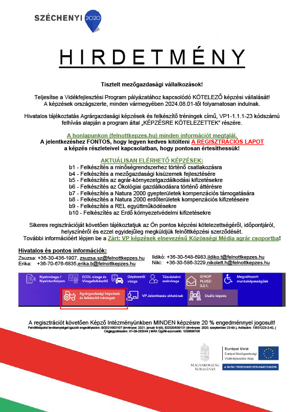 Hirdetmény Plakát